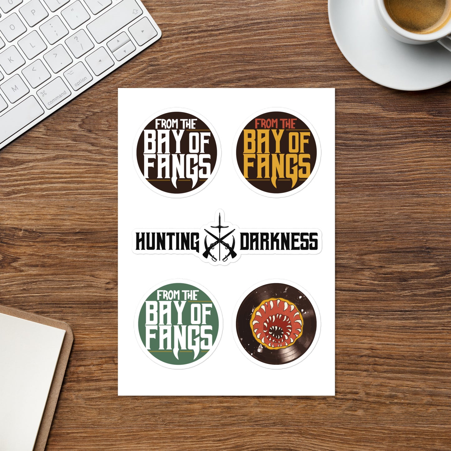 From the Bay of Fangs Sticker Sheet | Hunting Darkness