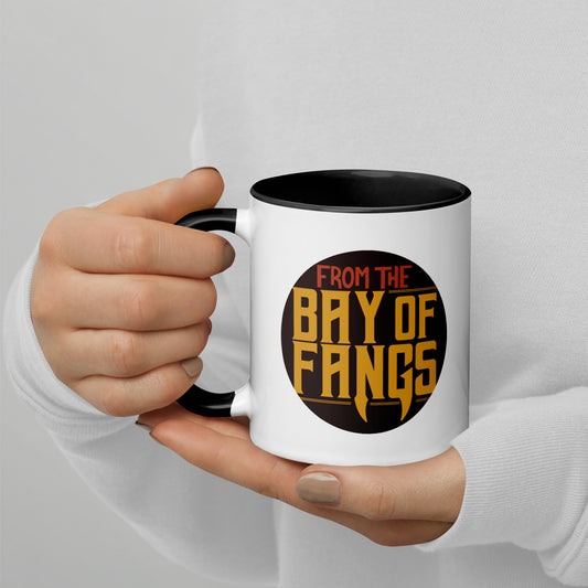 Black Gold and Red Mug | From the Bay of Fangs